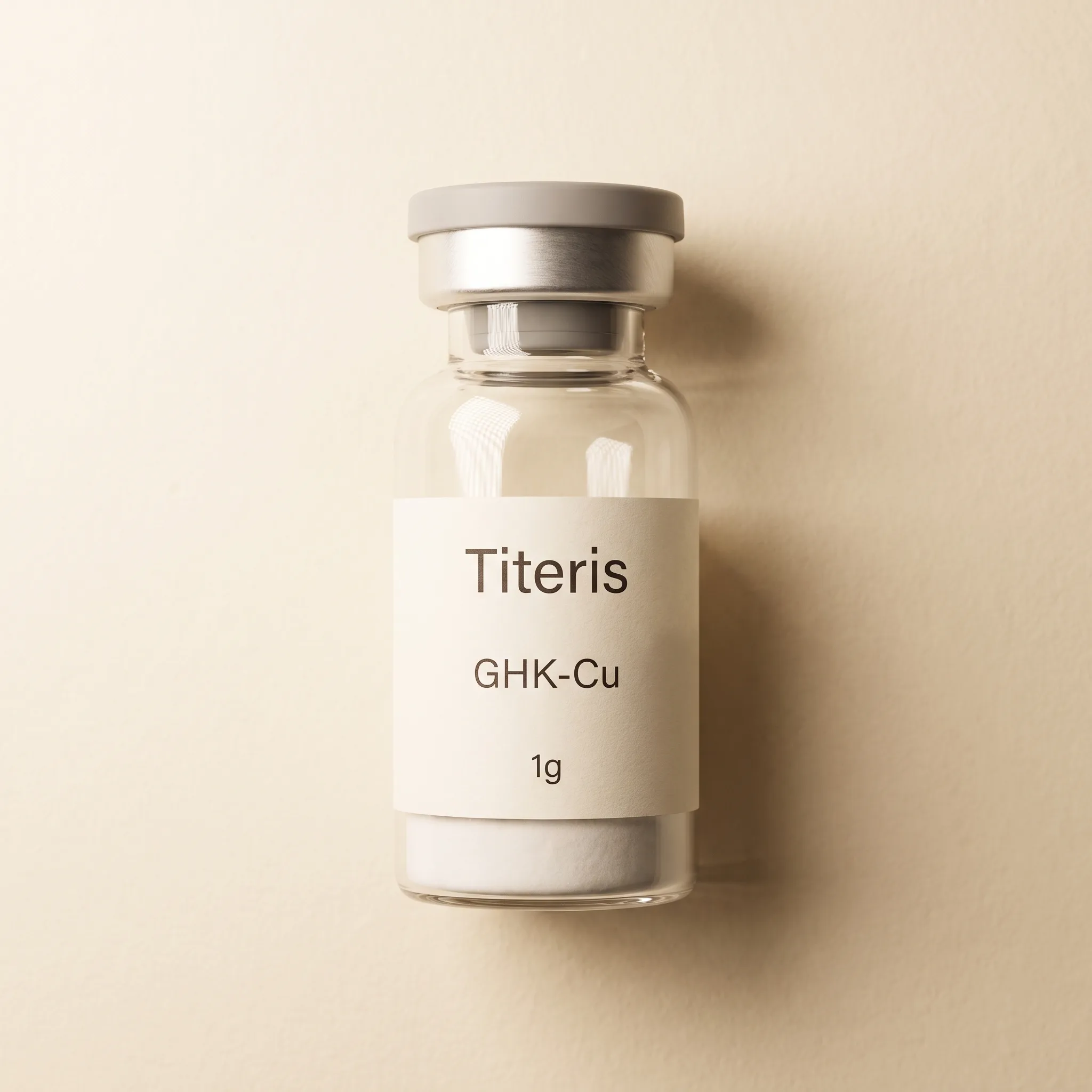 GHK-Cu Grad Cosmetic flacon cercetare Verifira