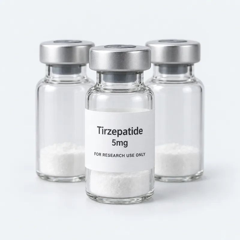 A pack of 10 vials of Tirzepatide 5mg